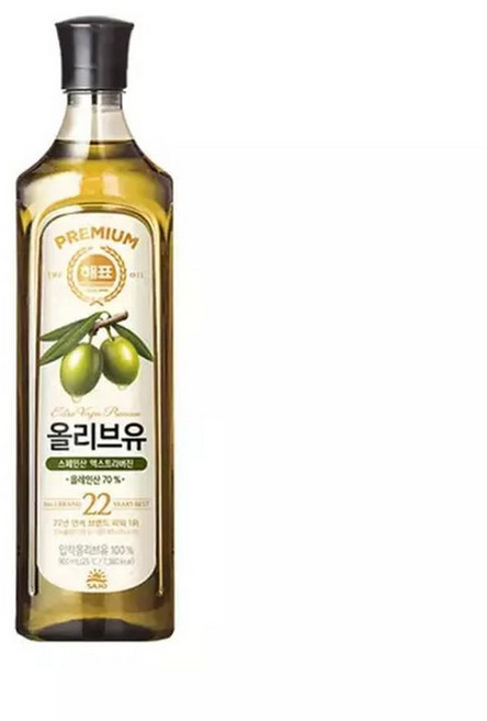 내일도착사조 해표 올리브유900ml, 900ml, 1개