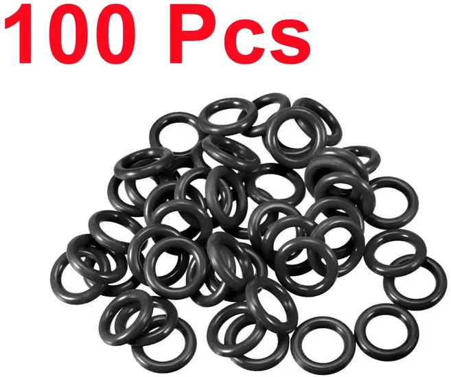 고압 세척기 호스 플러그용 20개 NBR 고무 O 링 씰 가스켓, 01 100 Pcs