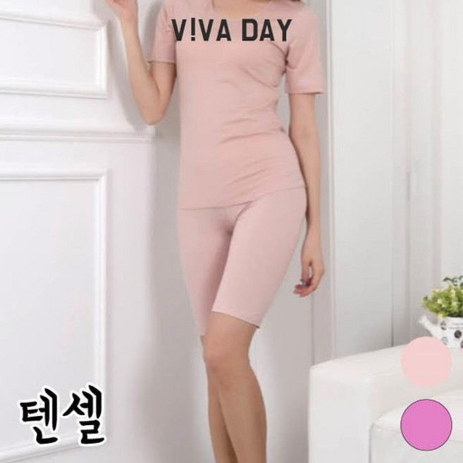 VIVADAY-A62 편안한 텐셀 5부바지 CH1419980