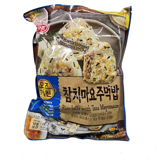 오뚜기 냉동 오즈키친 참치마요주먹밥, 1개, 500g