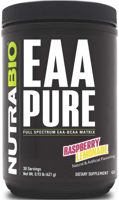 뉴트라바이오 EAA 퓨어 라즈베리 레모네이드, 1개, 421g - 쿠팡