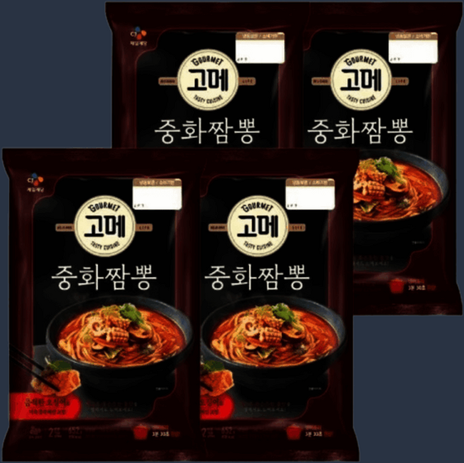 CJ제일제당 고메 중화짬뽕 /, 4개, 652g