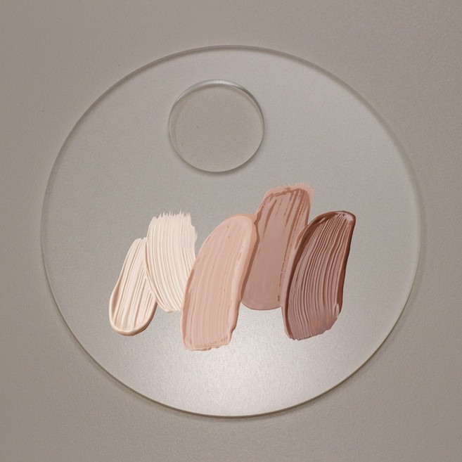 메이크업 믹싱 팔레트, 사각형