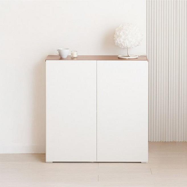 제이디퍼니처 미오800 다용도 수납장 3단 E0 LPM 틈새수납장, 미오800,멀바우화이트