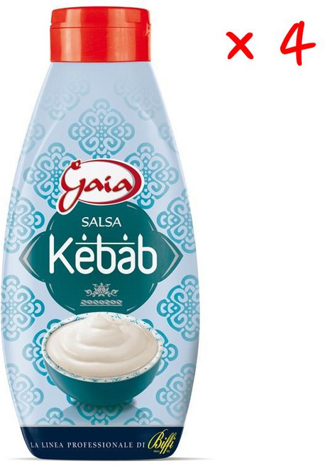 가이아 케밥 소스, 4개, 850ml