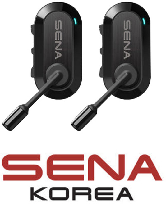 세나 바이컴 20 BIKOM20-0XD 듀얼팩 자전거 팩라이딩 아웃도어 초소형 메시 인터콤 헤드셋, 블랙