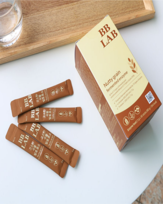 비비랩 15곡발효 효소분말/고소한 곡물 발효 효소 1개월분 30p, 1박스, 90g