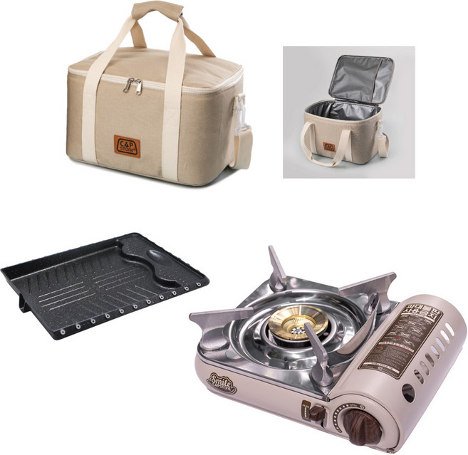 캡스톤 스마일 250 캠핑 불판세트, 1개
