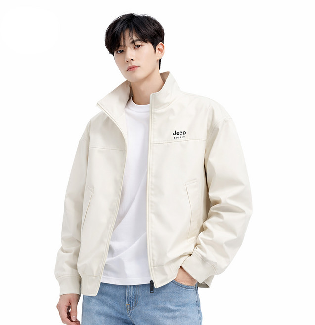 지프스피릿 클린핏 스탠드넥 집업 외투 DQC8566