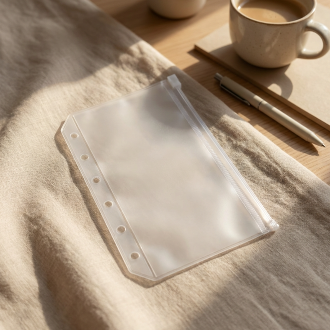 A7 6공 다이어리 속지 바인더 리필 내지 현금생활, 3개, 1매