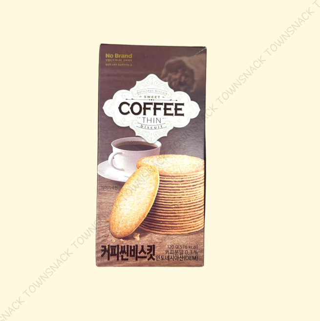 노브랜드 커피씬비스킷 120g, 3개, 노브랜드 커피씬 비스킷