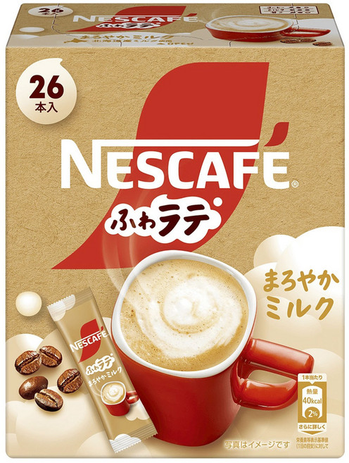 네스카페 폭신 라떼 스틱 순한 밀크맛, 1개, 7.9g, 26개입