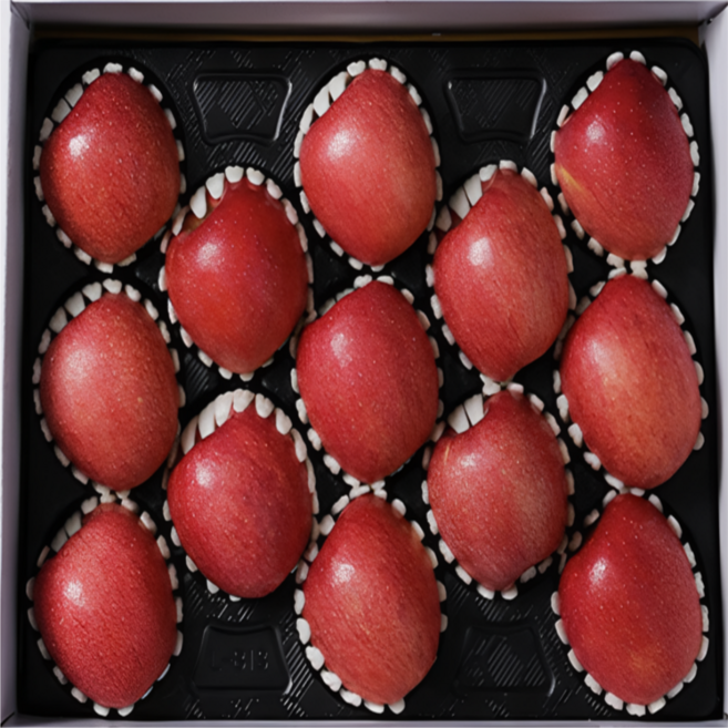 [달콤이네과일] 고급 명품 사과 선물세트 최상품 경북 홍로 청송 부사 사과 선물용 과일 5kg (특품 14~16과), 1박스