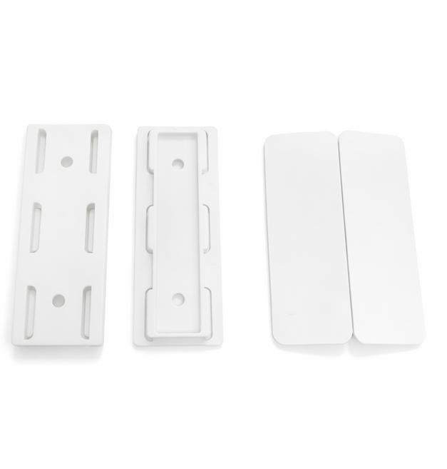 17피엠 다용도 부착식 고정 브라켓 10p, 화이트, 1세트