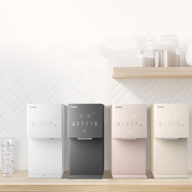 [코웨이 얼음정수기 미니][전국 무료 빠른설치][셀프관리][BEST 더운 여름 인기] 여름 아이콘 얼음 코웨이 직수 냉수 온수 정수기 CHPI-7430N, 냉온 얼음 CHPI-7430N