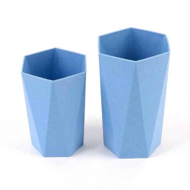 꽂이 케이스 책상홀더 탕비실수납함 치약칫솔통, 대 블루, 1개, 단일상품1