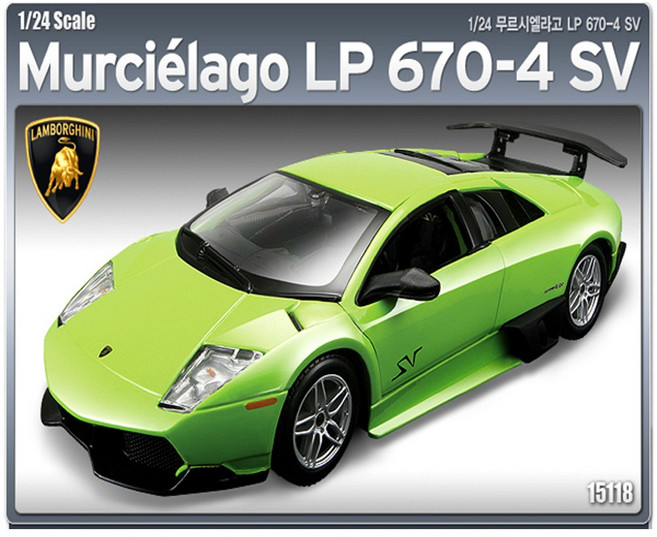 No330/람보르기니 무르시엘라고 LP 670-4 SV 차조립, 1개