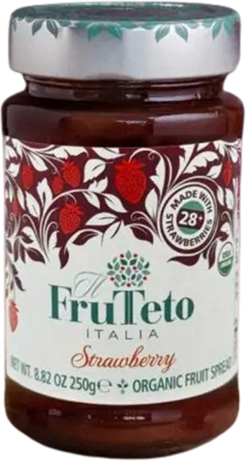 포도즙으로 만든 유기농 딸기잼 무설탕잼 프루테토, 1개, 250g