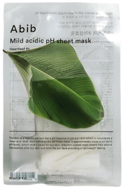 아비브 약산성 pH 시트 마스크 어성초 핏 30ml, 1개입, 20개 - 쿠팡