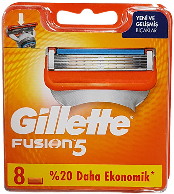 질레트 퓨전 매뉴얼 면도날, 8개입, 1개
