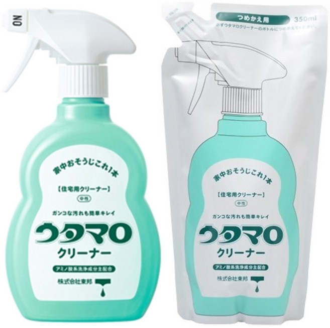 우타마로 클리너 본체 400 ml + 리필 350ml 세트, 1개