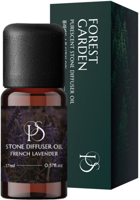 퓨레센트 스톤 디퓨저 화산석 방향제 오일, 1개, 17ml, 포레스트가든