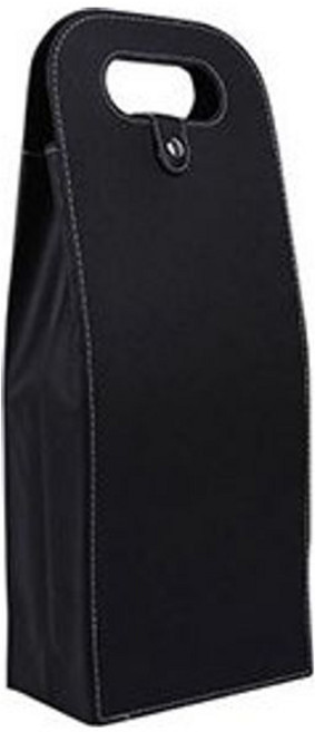 와인백 와인가방 와인케이스 와인 핸들 수납 가방 선물케이스 와인캐리어 2구, 블랙 2구, 블랙 2구, 1개