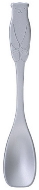 디저트 국자 알루미늄 아이스크림 스푼 녹는 유형 일본 펭귄/곰 패턴 실버 커피, 03 long bear