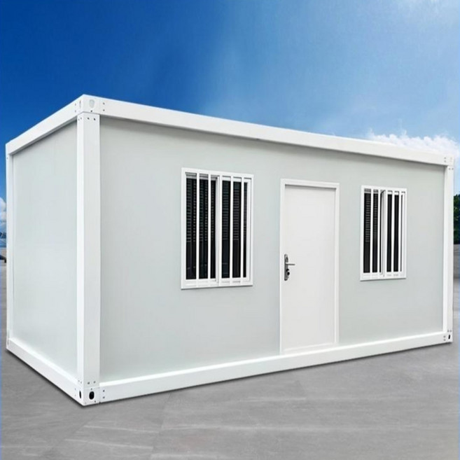 농막 콘테이너 모듈식 하우스 소형주택, 흰색 프레임 3x6x2.8m