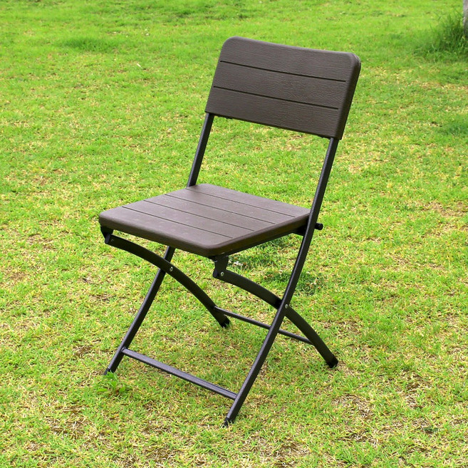 아르세 브로몰딩 접이식 야외의자, 브라운, 1개