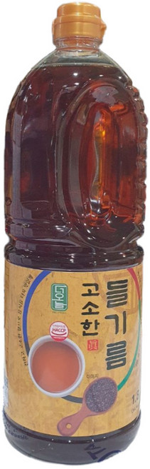 더오늘 고소한 들기름 1.8L 100% 원액, 4개