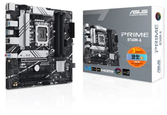 [공식수입사 코잇] ASUS PRIME B760M-A 코잇