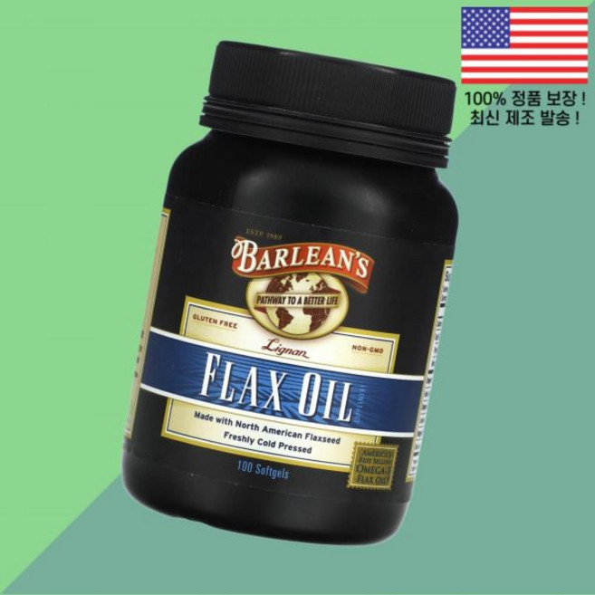 배린스 리그난 아마씨 오일 100 소프트젤 캡슐 Barlean's Lignan Flax Oil Softgels, 배린스 리그난 아마씨 오일 100 소프트젤 캡슐 Bar, 1