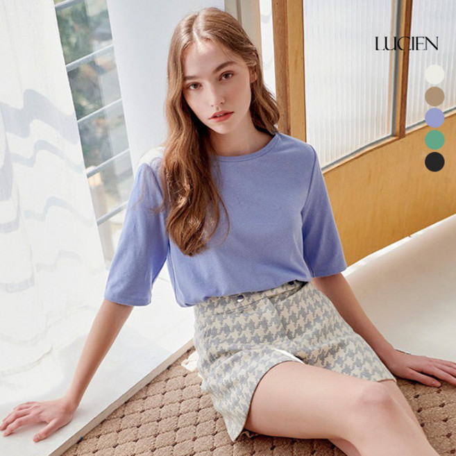 루시앙 린넨뱀부 블렌디드 티블라우스 (5color)