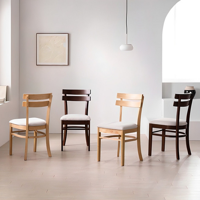 [삼익가구]헤브 원목 의자(1EA), 내추럴, 1개