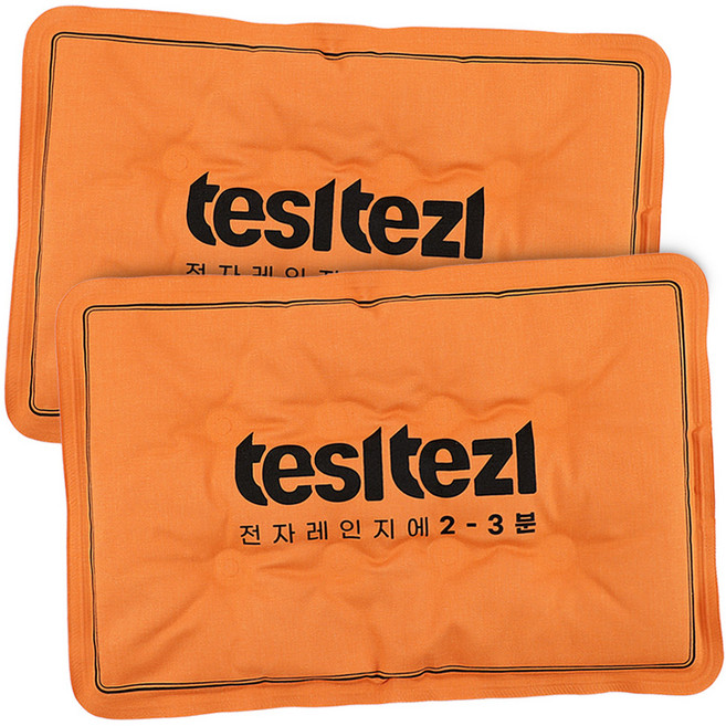 테슬테즐 황토 복부 허리 찜질팩 ZJT-1H, 2개