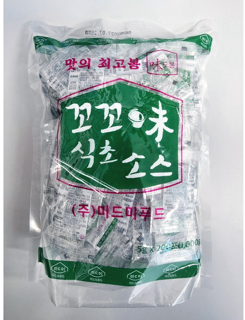 꼬꼬미 미니 식초 일회용 식초, 6개, 1kg