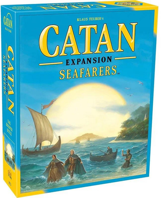 CATAN 패밀리 에디션 보드 게임 번들 | 기본 + Seafarers Cities & Knights 3-4명의 플레이어 60분 재생 시, 06 oceans, 1개
