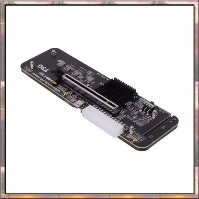 BAAZ HOT UT3G 외부 그래픽 카드 USB4-Pcie 4.0 X16 NUC ITX STX 노트북 PC 용 Thunderbolt 3/4 EGPU 어댑