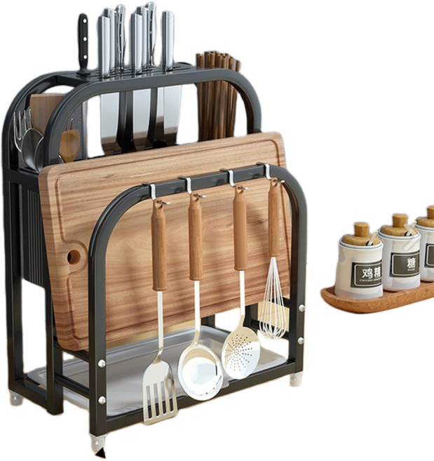 쌍천 도마 세트 헤리터 도마 거치대 칼 거치 거치대 정리대, 1개, H타입, 상세페이지 참조