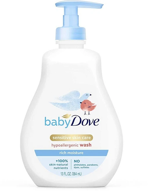 베이비 도브 센시티브 스킨 케어 바디워시 384ml - 쿠팡