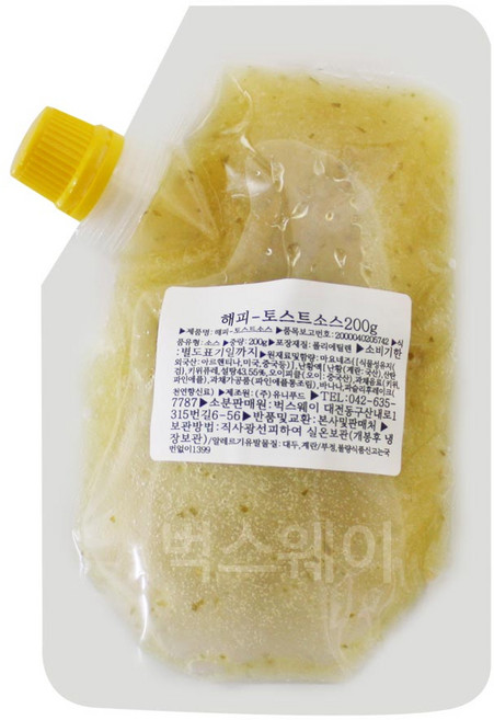 벅스웨이 토스트소스 200g, 1개