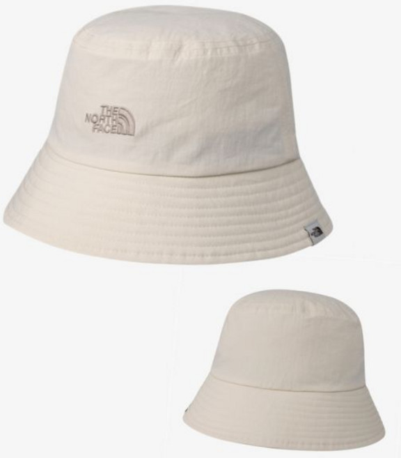 [매장판] 노스페이스 화이트라벨 모자 스탠다드 데일리 벙거지 버킷 햇 크림 NE3H, M