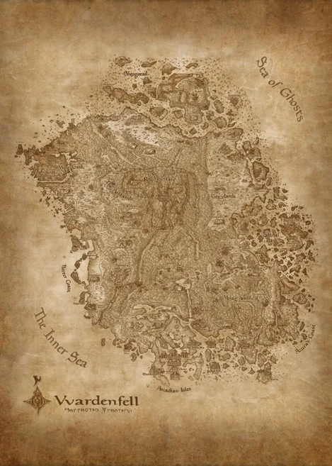 Skyrim Anthology Map Arena 게임지도 Morrowind Anth Art 포스터 캔버스 회화 벽 인쇄 그림 방 홈 장식, 03 20X30cm Unframed, 02 6