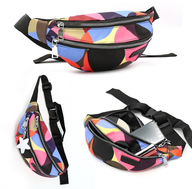 미쓰백 리치 슬링백 스포츠 여성 힙색 여행용 여자 메신저백, 멀티, 1개