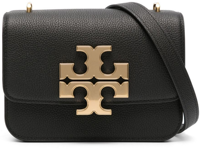 토리 버치 로고 장식 가죽 크로스 백