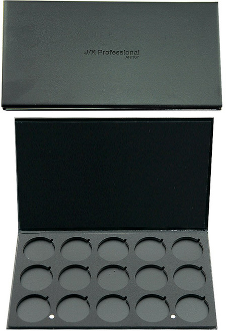 JX Professional 메이크업 아이섀도우 15홀 공파레트 케이스 공팔레트, 1개