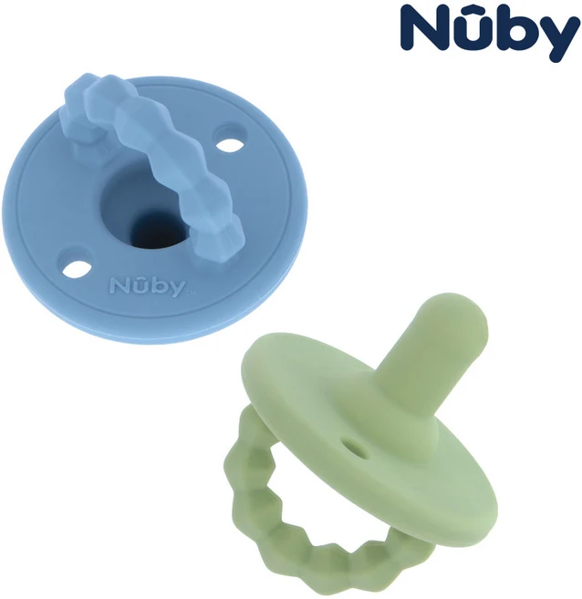 누비 쪽쪽본능 올실리콘 쪽쪽이 공갈 노리개 젖꼭지, 1세트, 말차&소다팝, 1단계 - 쿠팡