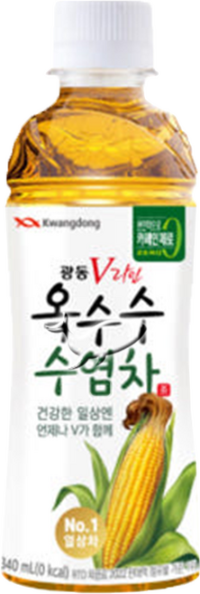 광동 V라인 옥수수 수염차, 340ml, 1개