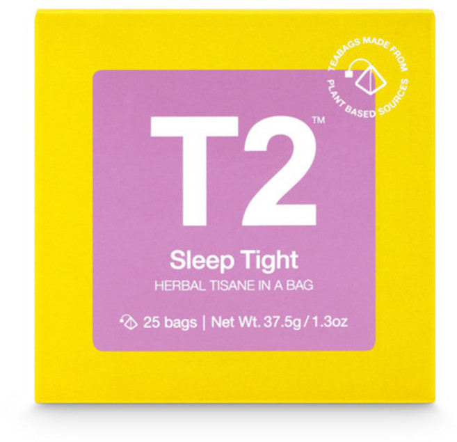 T2 슬립타이트티백25개입 허브티 Sleep Tight TeabagCube25 pack, 1박스, 50g